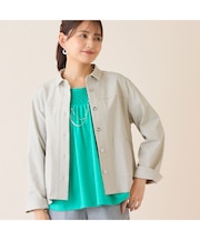 【洗える】デニムライクジャケット