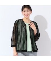 【洗える】レーシーブルゾン