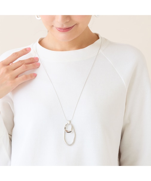 ダブルリングネックレス