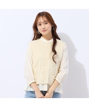 ローゲージニットベスト