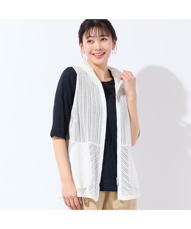 【洗える】レーシーベスト