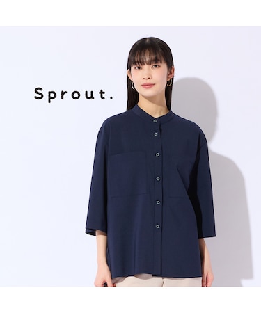 【M～4L/同素材アイテム有】ナチュラルワッシャーブラウス