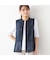 【洗える】デニム柄シアーベスト