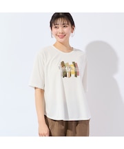 【洗える・3Lサイズあり】eleganceプリントTシャツ