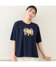 【洗える・3Lサイズあり】eleganceプリントTシャツ