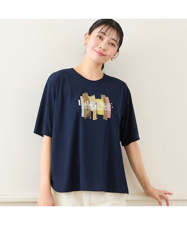 【洗える・3Lサイズあり】eleganceプリントTシャツ