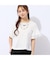 【洗える】フリルスリーブTシャツ