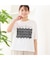 【洗える】フラワーレースつきTシャツ
