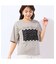 【洗える】フラワーレースつきTシャツ