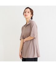 【洗える】重ね衿ドルマンスリーブチュニック