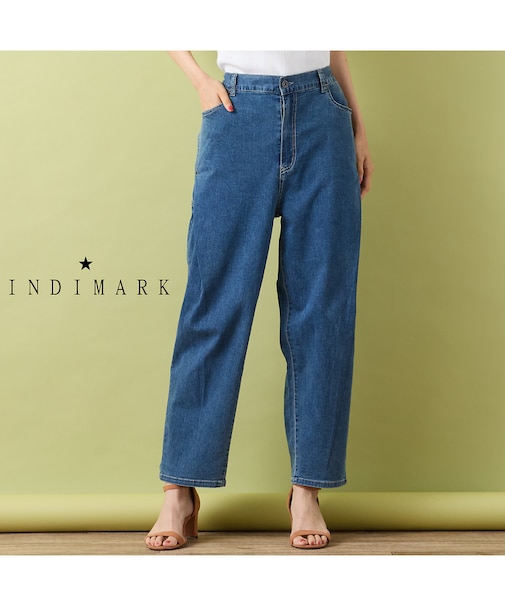 【手洗いOK・INDIMARKコラボ】サイドタックコクーンパンツ