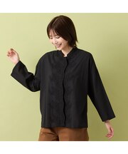 【手洗いOK・綿100％】コード刺繍ブラウス