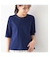 【洗える・綿100%・日本製】ハシゴ刺繍コットンTシャツ