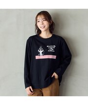 【手洗いOK・HAPPY FACEコラボ】エマちゃんメッセージカットソー