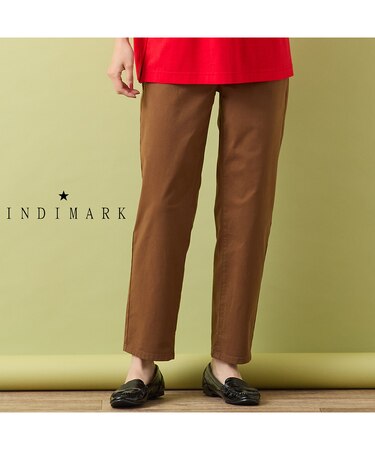 【手洗いOK・INDIMARKコラボ】テーパードパンツ