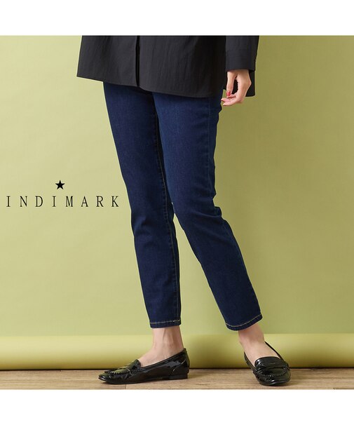 【手洗いOK・INDIMARKコラボ】テーパードパンツ