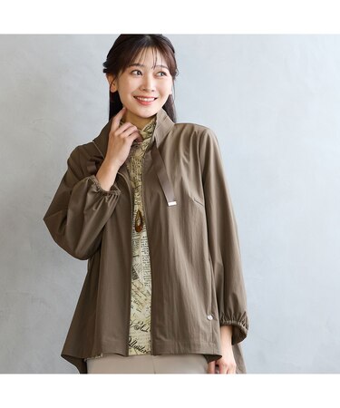 【快適ストレッチ・3Lサイズあり】Aラインストレッチジャケット