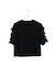 【洗える】袖配色フリルTシャツ