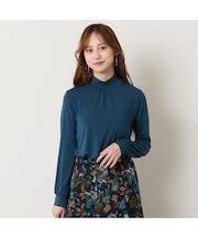 【洗える】吸湿発熱ハイネックTシャツ