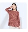 【M～4L】ラメペイズリーウォッシャブルTシャツ