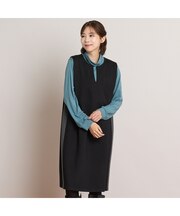 サイド切り替え・パワーショルダーワンピース