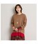 トリカラー配色BOXシルエットニットプルオーバー