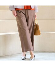 【洗える・快適ストレッチ・L～4Lサイズ】コットンブレンドデニムパンツ