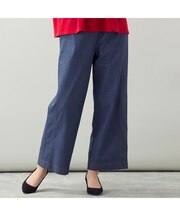 【洗える・快適ストレッチ・L～4Lサイズ】コットンブレンドデニムパンツ