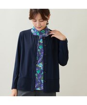 【洗える・アンサンブル可】ヘムワイドリブカーディガン