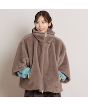 【一部店舗・EC限定】ミンクファー風クロップトジャケット