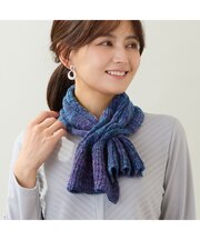 【一部店舗/WEB限定・日本製】カスリニットマフラー