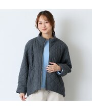 起毛ツイルキルト加工ジャケット