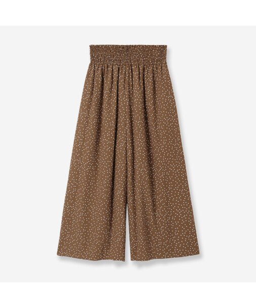 ドットプリントキュロットスカート