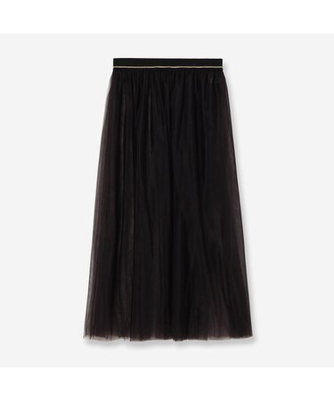 チュールラップスカート