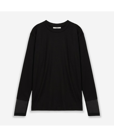 【R-ISM人気アイテム・洗える】シアーカフTシャツ