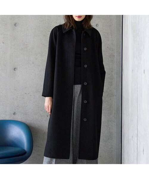 新品未使用☆RISELIN☆カシミア☆カシミヤ100%☆ロングコート カシミア100％ロングコート｜リズムの通販｜&mall（アンドモール