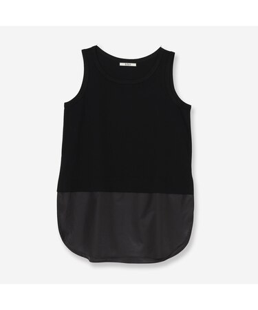 【人気アイテム追加】裾レイヤード風タンクトップ