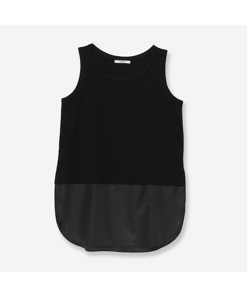 【人気アイテム追加】裾レイヤード風タンクトップ