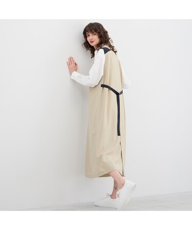2WAYストレッチジャンパースカート