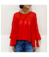 シフォンケープブラウス