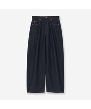 【セットアップ対応】デニムワイドパンツ