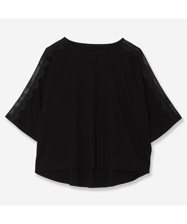 【洗える】レースコンビTシャツ