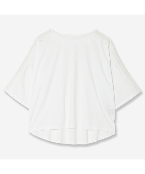 【洗える】レースコンビTシャツ