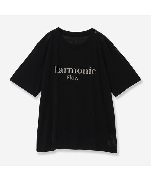 【接触冷感】シアーロゴTシャツ【Harmonic Flow】