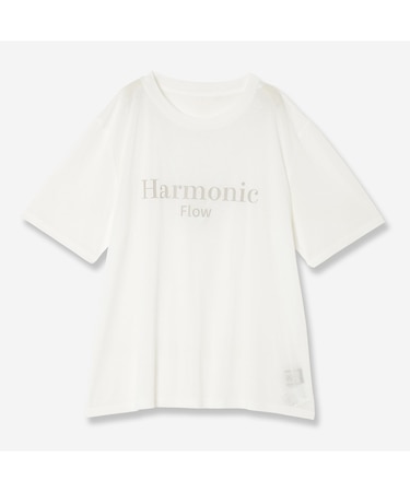 【接触冷感】シアーロゴTシャツ【Harmonic Flow】