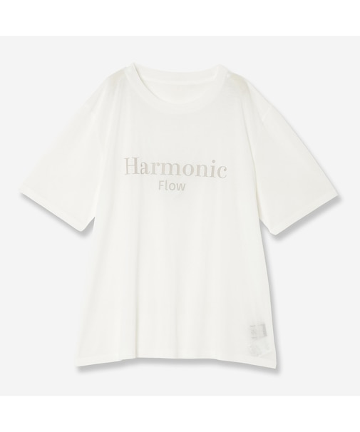 【接触冷感】シアーロゴTシャツ【Harmonic Flow】