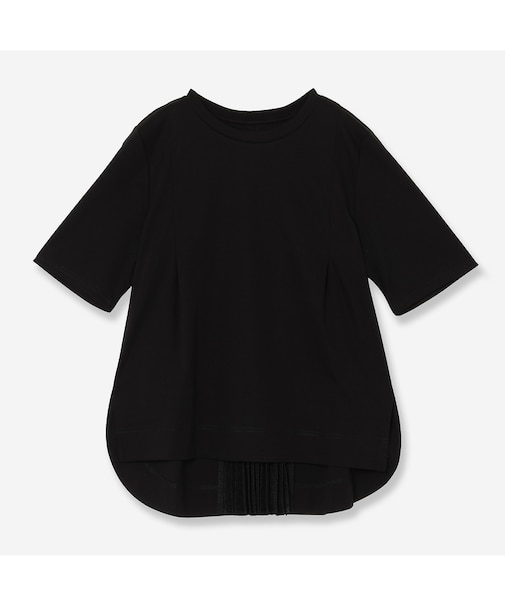 【洗える】バックプリーツデザインカットソー