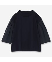 【接触冷感・洗える】タフタコンビカットソー