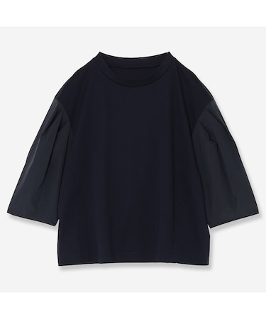 【接触冷感・洗える】タフタコンビカットソー