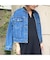 【JAPAN DENIM】ノーカラーデニムブルゾン